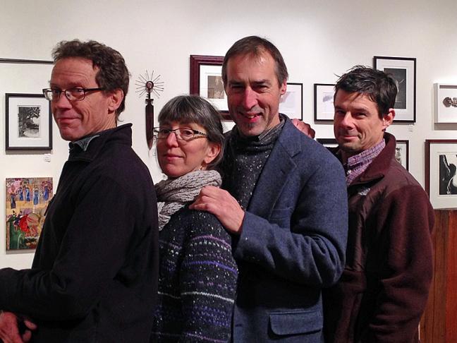 Åarhus’ remaining partners, from left, Richard Mann, Willy Reddick, Wes Reddick and Mark Kelly. (Photo by Alan Crichton)